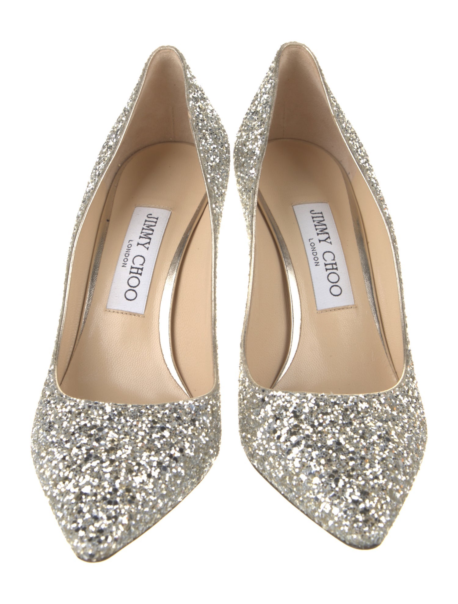 Jimmy Choo Glitter Glitter Accents Pumps